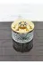 atabey home collection ŞEKERLİKAPAKLISERİ Şekerlik 6 Adet Gold Kapakli Siyah Papatya Çerezlik & Sunumluk 2