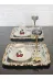 atabey home collection TYC2931DE6E1AC53F1 2 Adet Sunum Tepsisi Gül Çerçeve Gold Şerit-Gümüş Tepsi 2