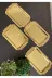 atabey home collection TYC2931DE6E1AC53F1 6 Adet Kahve & Çay & Sunum Tepsisi Uzun Gold Güllü Tepsi? 30 Cm 2