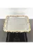 atabey home collection TYC2931DE6E1AC53F1 6 Adet Kare Ayaklı Gümüş Sunum Tepsisi Gold Gül Çerçeveli & Kahve & Pasta/börek Servis 21 Cm 2
