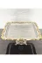 atabey home collection TYC2931DE6E1AC53F1 6 Adet Kare Ayaklı Gümüş Sunum Tepsisi Gold Gül Çerçeveli & Kahve & Pasta/börek Servis 21 Cm 4