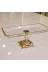 atabey home esr68017 29 Cm Döküm Ayaklı Gold Detaylı Baton Servis Tabağı 4