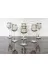 atabey home FÜMELAL506 6 Adet Kahve Yani Su Bardaği Füme Ve Gold Detayli 80 Ml 3