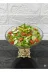 atabey home RANDİSALATA Ayakli Gold Şekerlik & Salata & Kisir & Makarna & Sunum Kasesi & Bayram Şekerliği 21 Cm 2