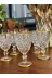 atabey home rynkahveyanı 6 Adet Kahve Yani Su Bardaği Kristalize Model - Gold Detayli 80 Ml 10 Cm 1