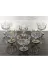 atabey home SEDYAKASE 6 Adet Magnolıa Kasesi & Dondurmalık & Şekerlik & Çerezlik Cam Ayaklı Gold Detaylı 9 Cm 250 Ml 1