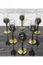 atabey home TİTANYUMBARDAKSERİSİ 17 Cm Titanyum Gold 6'li Su Bardak 90 Ml & Kahve Yani Su Bardaği 2