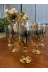 atabey home TİTANYUMBARDAKSERİSİ Bohemia Kristal Titanyum Gold 6'li Flüt Su Bardak Sterna 180 Ml & Kahve Yani Su Bardaği 4