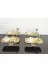 atabey home TYC2931DE6E1AC53F1 1 Adet Baton Gold Sunum Tepsisi Gold Gül Çerçeveli & Kahve & Pasta/börek Servis 32Cm 4