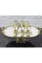 atabey home TYCL8B34MN170125353660002 Gold Servis Maşa Seti 3'lü Beyaz Kelebek/makarna/pasta/yemek/sunum Maşası Titanyum 3