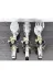 atabey home TYCL8B34MN170125353660002 Gümüş Servis Maşa Seti 3'lü Siyah Kelebek Makarna/pasta/yemek/sunum Maşası 3