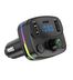 Auris M44  Wireless, 1A 2Xusb, Tf Kartlı Type-C, Rgb Işıklı Fm Transmitter 1