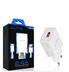 Auris Type-C Kablo Ve Adaptör  Uyumlu Şarj Aleti Şarj Seti 2.2A Ars-Ch29 2