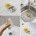Ayçiçeği Tasarımlı Gider Koku Önleyici – Silikon Lavabo Gider Matı (4745) 2