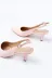 Aymood 140489aym St-1152 Pembe Rugan Günlük 7 Cm Topuklu Kadın Ayakkabı 1