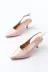 Aymood 140489aym St-1152 Pembe Rugan Günlük 7 Cm Topuklu Kadın Ayakkabı 4