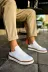 Aymood 158191AYM Mn979 - Santoni Gbt Spor Erkek Ayakkabı Beyaz/taba 2
