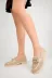 Aymood 23445 Kadın Nude Zincir Tokalı Kalın Taban Pu Deri Günlük Klasik Topuklu Loafer Makosen Ayakkabı F Krem Te 4
