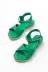 Aymood 692564aym 692-564 Çimen Yeşili Ortopedik Taban Çapraz Tokalı Kadın Sandalet 3