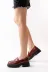 Aymood 746-759AYM 746-759 Bordo Rugan Günlük Yüksek Tabanlı Loafer Ayakkabı 2
