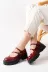 Aymood 868-756AYM 868-756 Bordo Rugan Günlük Yüksek Tabanlı Loafer Ayakkabı 2