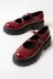 Aymood 868-756AYM 868-756 Bordo Rugan Günlük Yüksek Tabanlı Loafer Ayakkabı 3