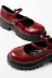 Aymood 868-756AYM 868-756 Bordo Rugan Günlük Yüksek Tabanlı Loafer Ayakkabı 4