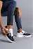 Aymood AYMSLW155 Slw155 Impact Bağcıklı Ve Fermuarlı Cilt Erkek Günlük Sneaker Ayakkabı Bt Beyaz/siyah 3