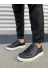 Aymood JY165AYM Jy165 Elite Bağcıklı Cilt Erkek Günlük Sneaker Ayakkabı Cbt - Siyah 2