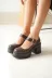 Aymood NVL-1006aym Nvl-1006 Kahverengi Günlük Yüksek Topuklu Platform Loafer Kadın Ayakkabı 2