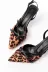 Aymood ST-005AYM St-005 Leopar Günlük 7 Cm Topuklu  Ayakkabı 3