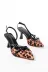 Aymood ST-005AYM St-005 Leopar Günlük 7 Cm Topuklu  Ayakkabı 4