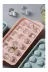 AyrStore 07FF3FC061324 Pamplona Pembe 18 Bölmeli Kapaklı Kristal Buz Kalıbı Dondurma Kalıbı Buz Saklama Kabı 3