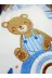 Baby Clime 5.KIRLENT Fırfırlı Kırlent Bebek İsimli 40X40 Cm Nakışlı Takı Yastığı İçi Dolgulu H10 2