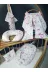 Baby Clime 7PARÇA-3. İsimli Nakışlı Puset Örtüsü - 7 Parça Bebek Seti - Babynest, Emzirme Ürünleri Ve Puset Takımı 3