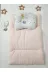 Baby Clime ALTMİN+BDY+DİŞK-4. Alt Açma Minderi Çift Taraflı Somon Bulut - Diş Kaşıyıcı Ve Baş Düzeltme Yastığı 2