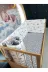 Baby Clime KOR-60120-1. 60X120 Beşik Kenar Korumalık 4 Parça - Gri Ay Yıldız Desen (Çarşaf Hariç) 1