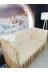 Baby Clime KOR-60120-1. 60X120 Beşik Kenar Korumalık 4 Parça - Kahverengi Yıldız Desen (Çarşaf Hariç) 2