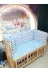 Baby Clime KOR-60120-1. 60X120 Beşik Kenar Korumalık 4 Parça - Mavi Zigzag Yıldız Desen (Çarşaf Hariç) 2