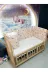 Baby Clime KOR-60120-1. 60X120 Beşik Kenar Korumalık 4 Parça - Kahverengi Zemin Ay Yıldız Desen (Çarşaf Hariç) 2
