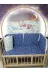 Baby Clime KOR-70130-1. 70X130 Beşik Kenar Korumalık 4 Parça - Lacivert Yıldız Desen (Çarşaf Hariç) 2