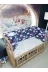 Baby Clime KOR-70130-1. 70X130 Beşik Kenar Korumalık 4 Parça - Lacivert Bulut Yıldız Desen (Çarşaf Hariç) 2