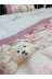 Baby Clime USE-100150-5li %100 Pamuklu Isim Nakışlı Çocuk Uyku Seti 5 Parça Peluş Ayıcık Ve Çiçek Desen 100X150 Cm 3