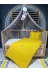 Baby Clime USMÜS-100150-LCİB-1. Nakışlı Müslin Uyku Seti - 100X150 Cm Yorgan Kılıflı, Ponponlu Cibinlik Tülü Ve Aparatlı 2