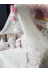 Baby Clime USN-70130-LCİB-1. 70X130 Nakışlı Bebek Uyku Seti Isimli - Lüks Cibinlik Ve Aparat - Başak Motifli 3
