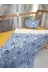Baby Clime USP-90120-4LÜ 90X120 Pazen Uyku Seti 4'lü - Mavi Hardal (Yumuşacik Bebek Battaniyesi, Çarşaf Ve Kilifli Yastik) 2