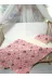 Baby Clime USP-90120-4LÜ 90X120 Pazen Uyku Seti 4'lü - Pembe Beyaz (Yumuşacik Bebek Battaniyesi, Çarşaf Ve Kilifli Yastik) 1