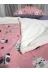 Baby Clime USP-90120-4LÜ 90X120 Pazen Uyku Seti 4'lü - Pembe Gri (Yumuşacik Bebek Battaniyesi, Çarşaf Ve Kilifli Yastik) 2