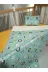 Baby Clime USP-90120-4LÜ 90X120 Pazen Uyku Seti 4'lü - Yeşil Hardal (Yumuşacik Bebek Battaniyesi, Çarşaf Ve Kilifli Yastik) 1