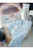 Baby Clime USR-60120-CİB-1. 60X120 Bebek Uyku Seti - Cibinlik Ve Aparat - Mavi Bulut Yıldız Desen 2